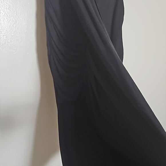 Madewell Black Stretch Wrap Style Skirt Sz Medium - Picture 5 of 10